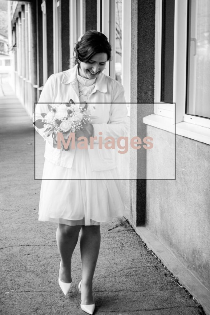 photographe mariage naturelle à Villerupt photo noir et blanc couple